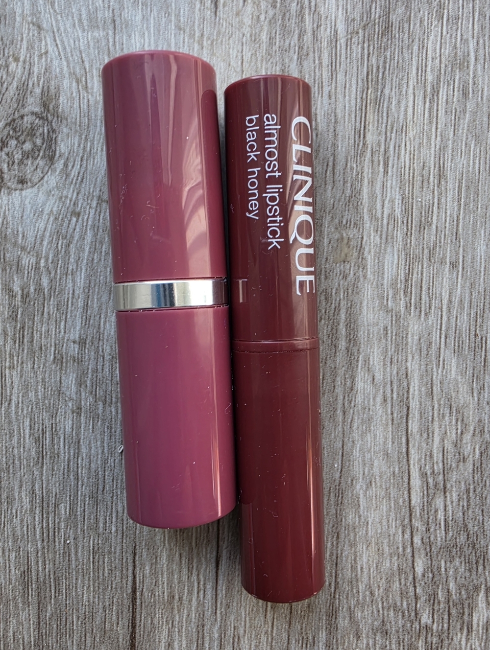 Clinique Black Honey Almost Lipstick +  Clinique #13 Love Pop Lipstick